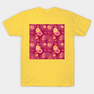 Spring Sunrise Mandalas and Roses T-Shirt